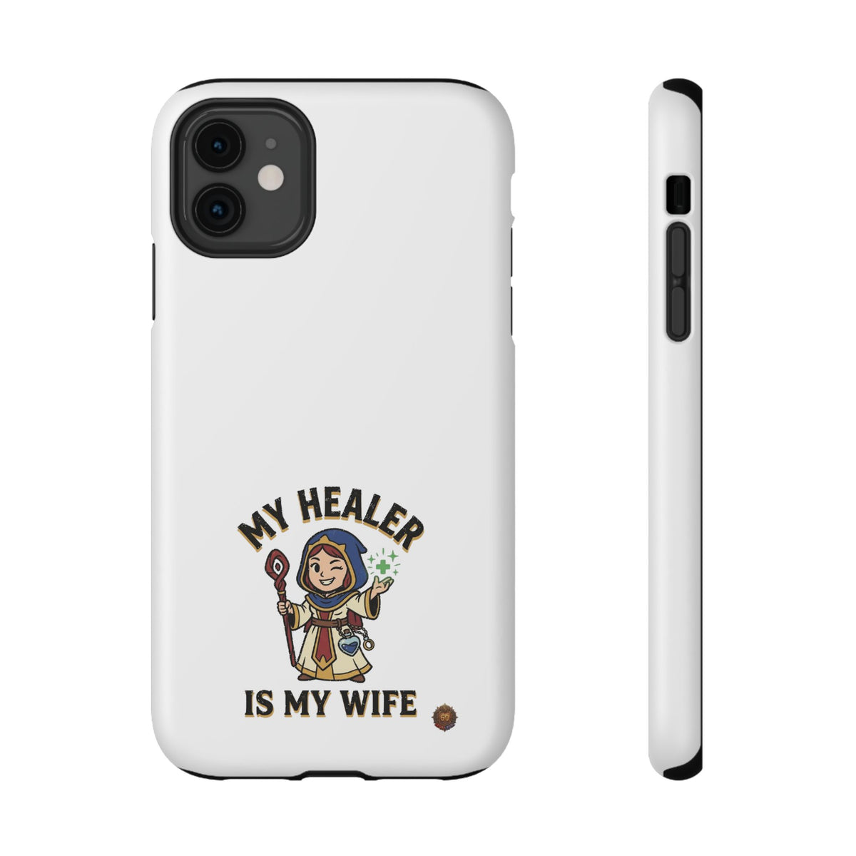 Phone Case — 'My Healer Is My Wife' Heavy-Duty Impact-Resistant Phone Case