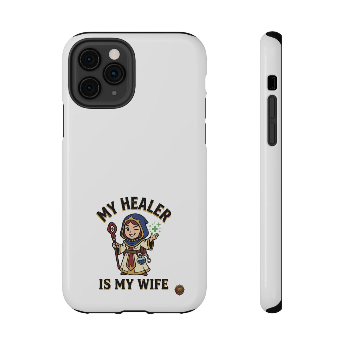Phone Case — 'My Healer Is My Wife' Heavy-Duty Impact-Resistant Phone Case
