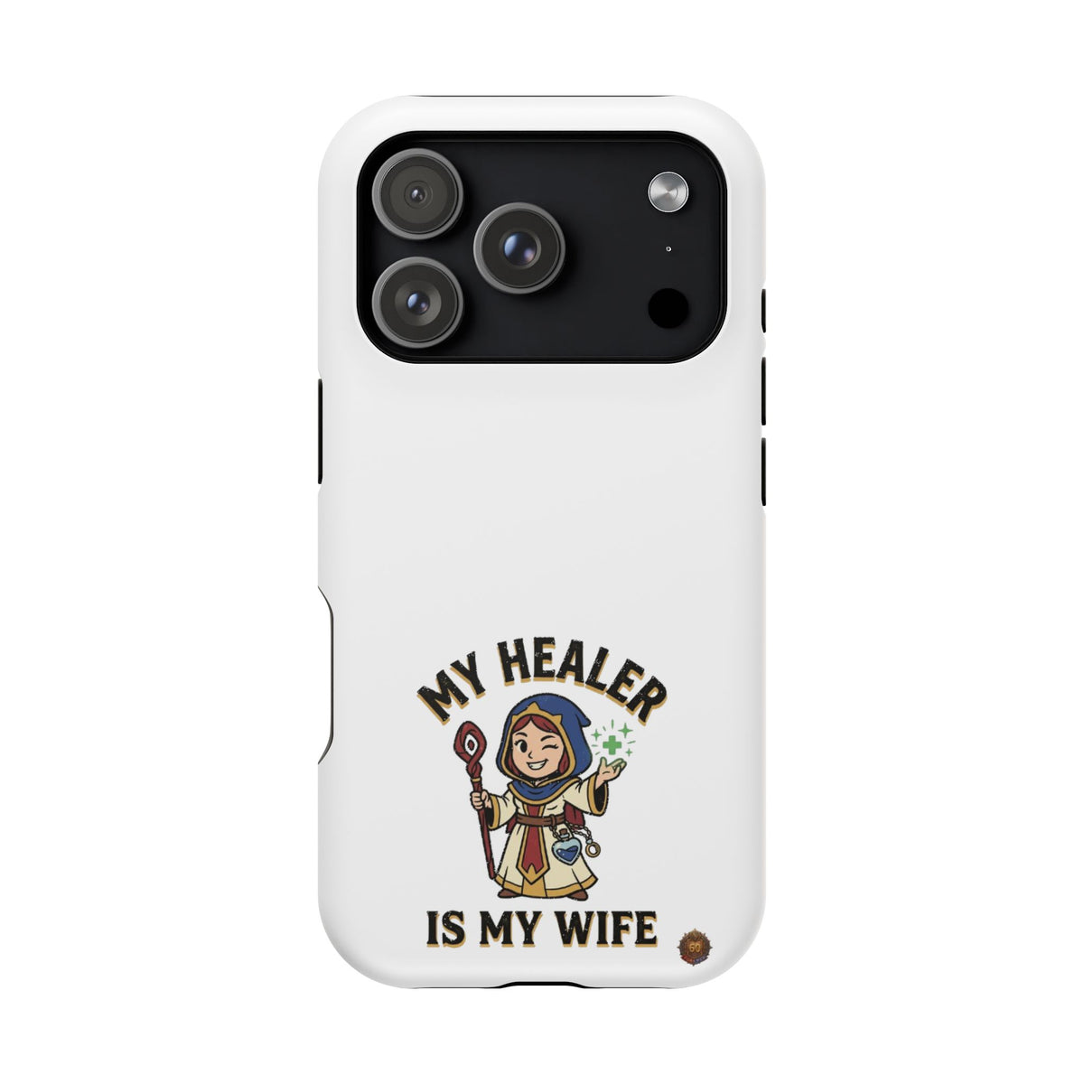 Phone Case — 'My Healer Is My Wife' Heavy-Duty Impact-Resistant Phone Case