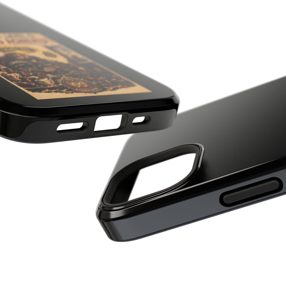 Phone Case — 'Social Life: Level 0 — Level 60 Achieved (Lion Banner)' Heavy-Duty Impact-Resistant Phone Case