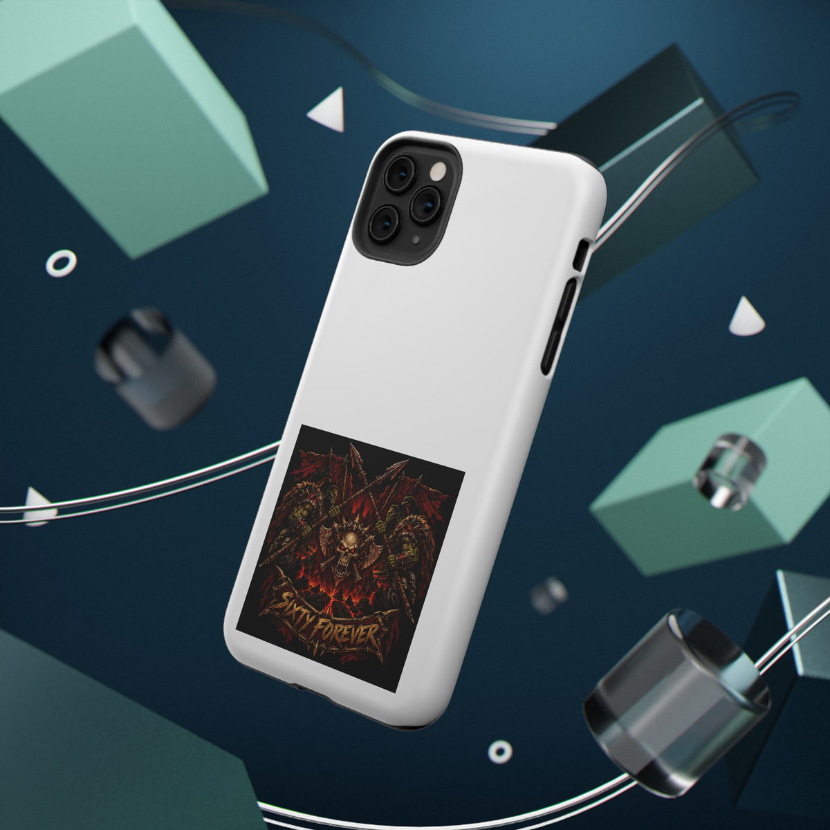 Sixty Forever – Skull & Axes – Phone Case