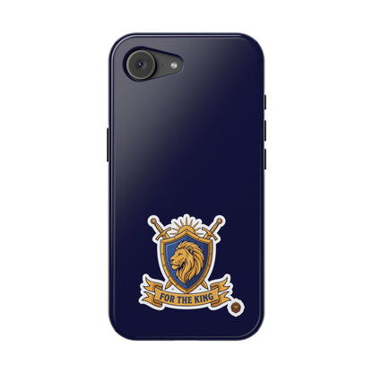 Phone Case — 'For The King Crest' Heavy-Duty Impact-Resistant Phone Case