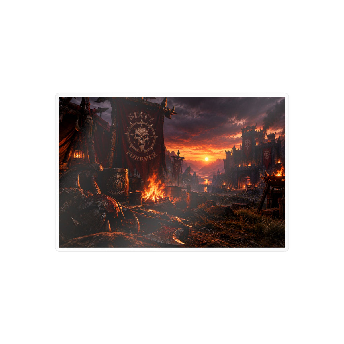Sixty Forever – War Camp – Poster Decal