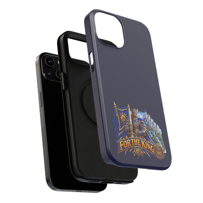 Phone Case — 'For The King' Banner Heavy-Duty Impact-Resistant Phone Case