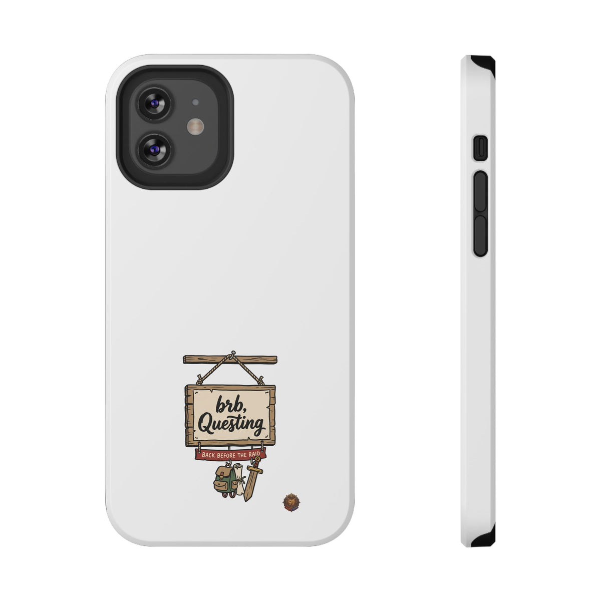 brb, Questing – Phone Case
