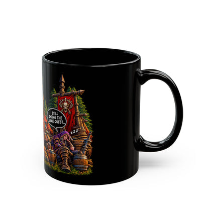 Level 60 Forever Campfire – Black Mug (11oz & 15oz)