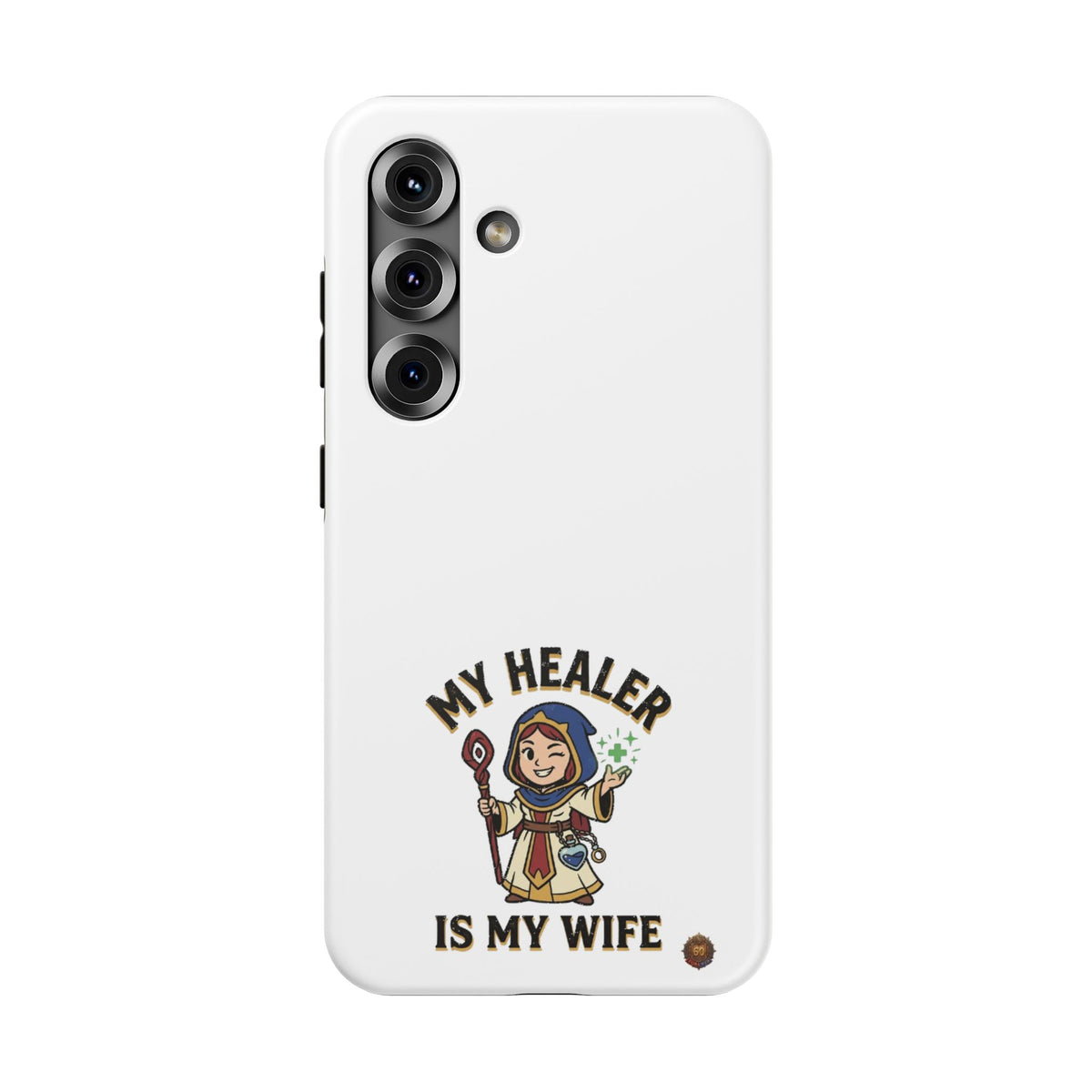 Phone Case — 'My Healer Is My Wife' Heavy-Duty Impact-Resistant Phone Case
