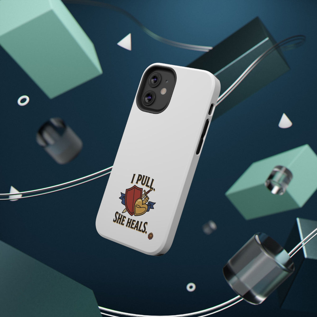 Phone Case — 'I Pull. She Heals.' Heavy-Duty Impact-Resistant Phone Case