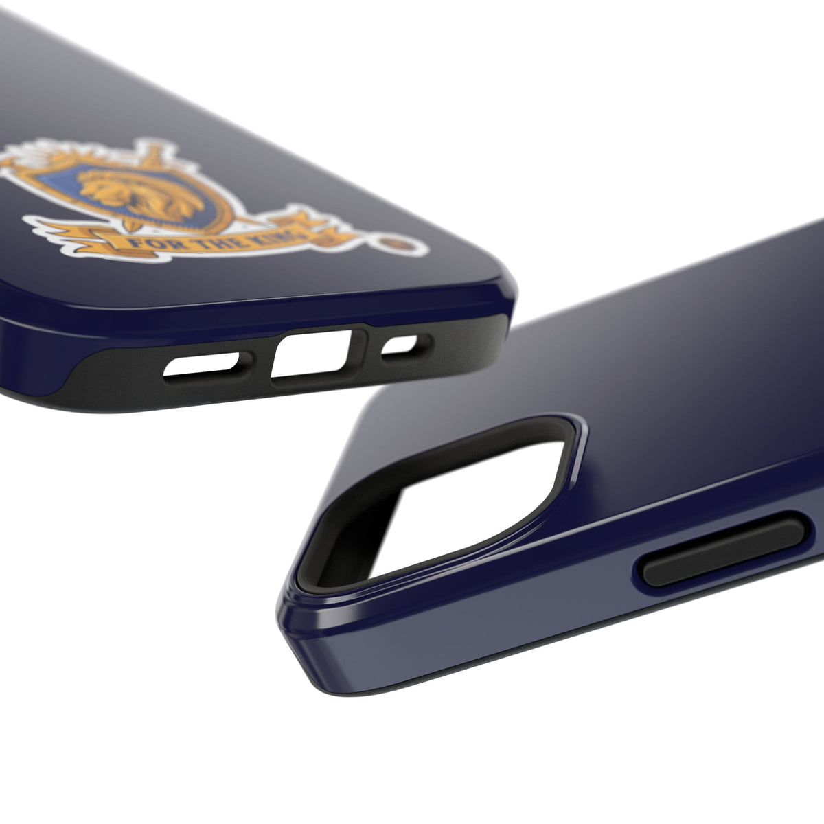 Phone Case — 'For The King Crest' Heavy-Duty Impact-Resistant Phone Case
