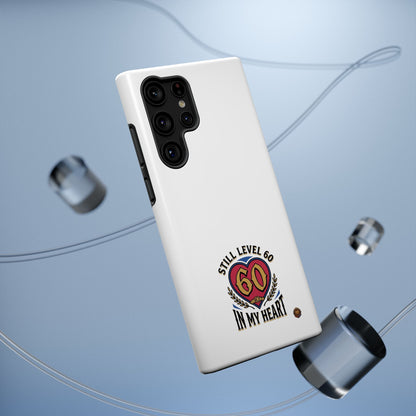 Phone Case — 'Still Level 60 In My Heart' Heavy-Duty Impact-Resistant Phone Case