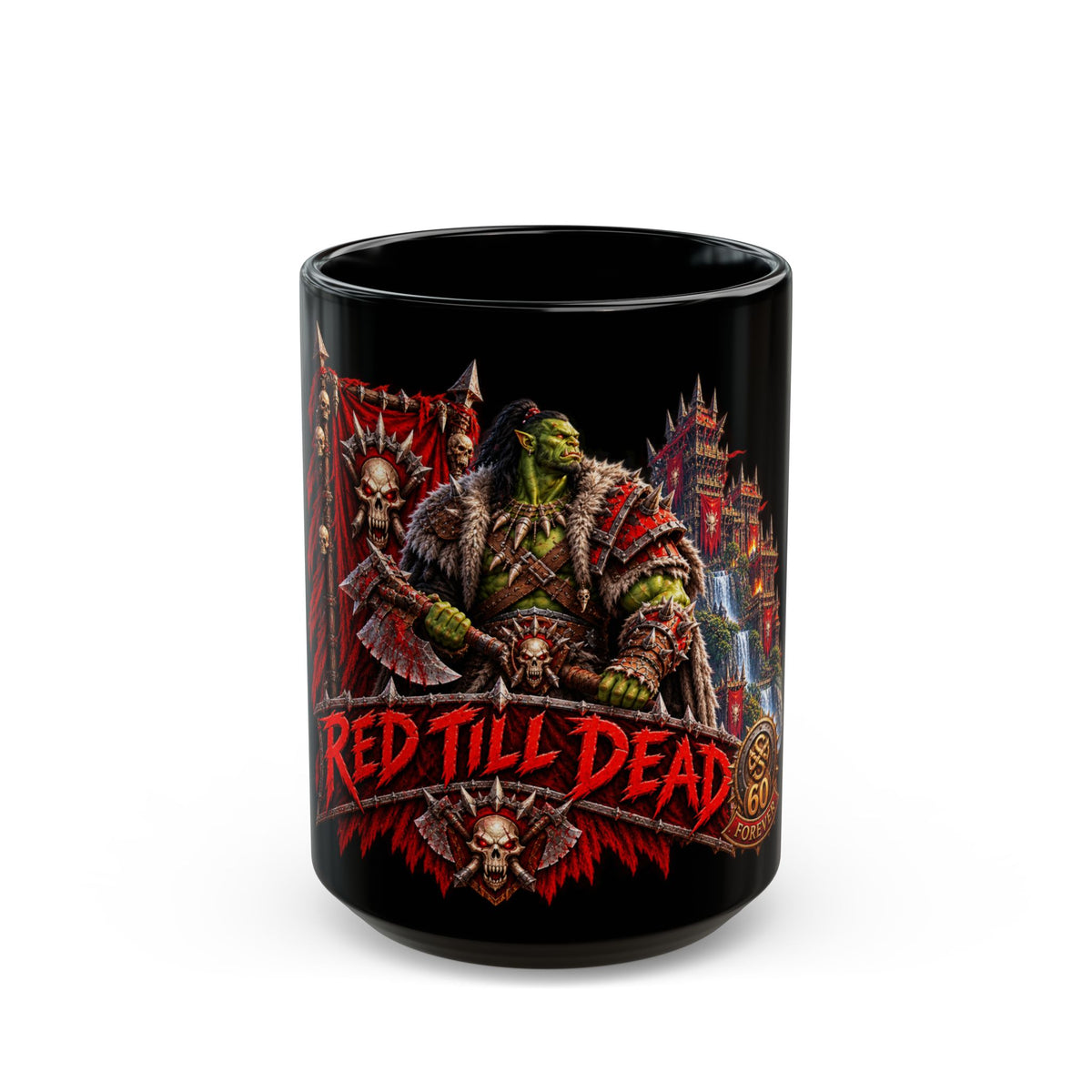 Red Till Dead – Black Mug (11oz & 15oz)