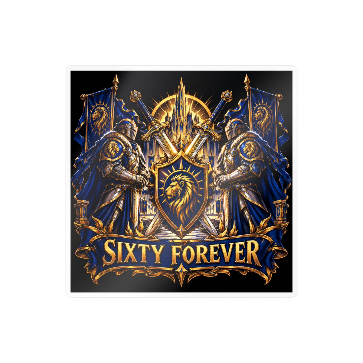 For The King – Crest – Poster Decal
