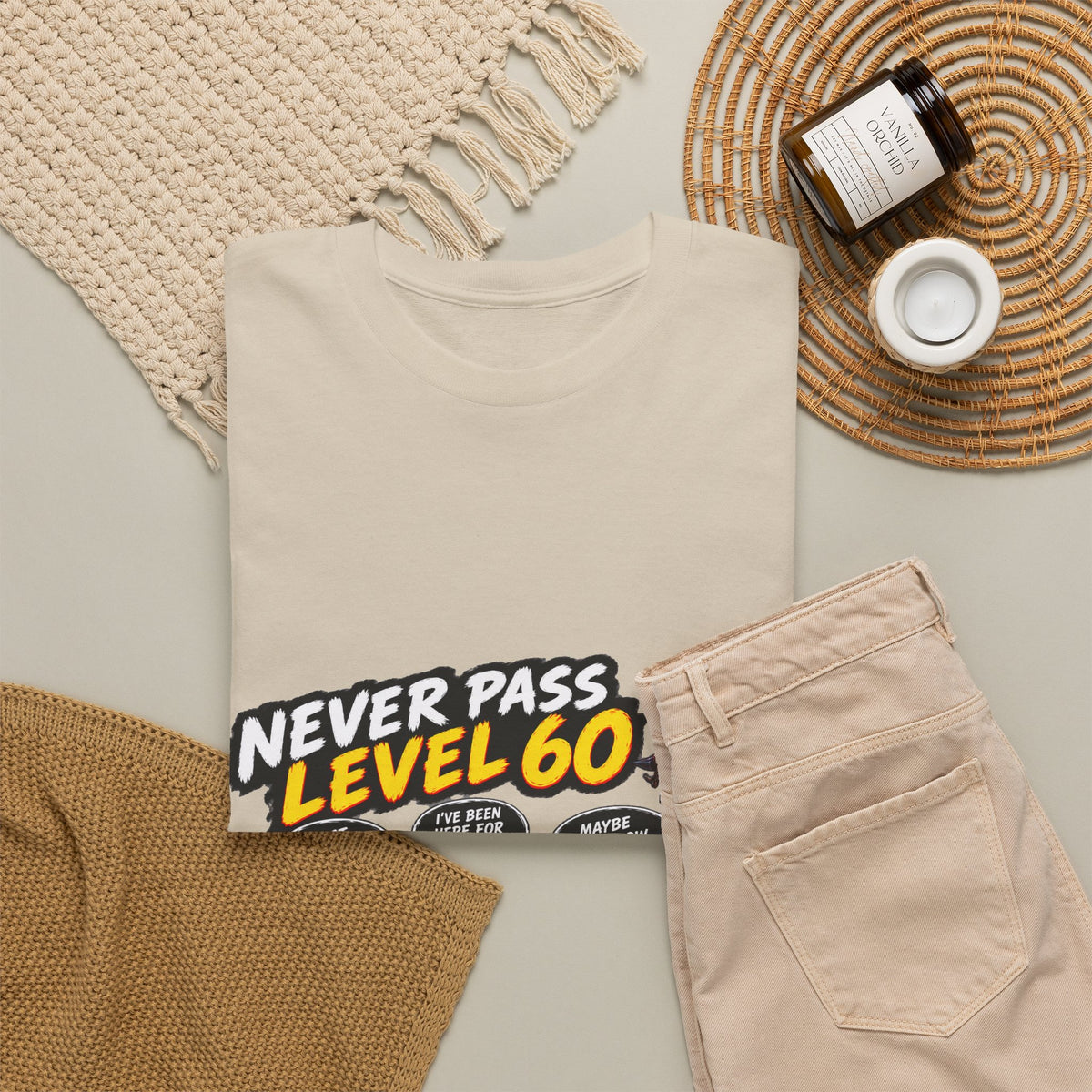 Never Pass Level 60 – T-Shirt