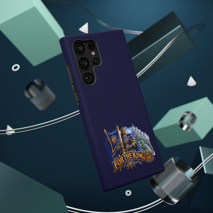 Phone Case — 'For The King' Banner Heavy-Duty Impact-Resistant Phone Case