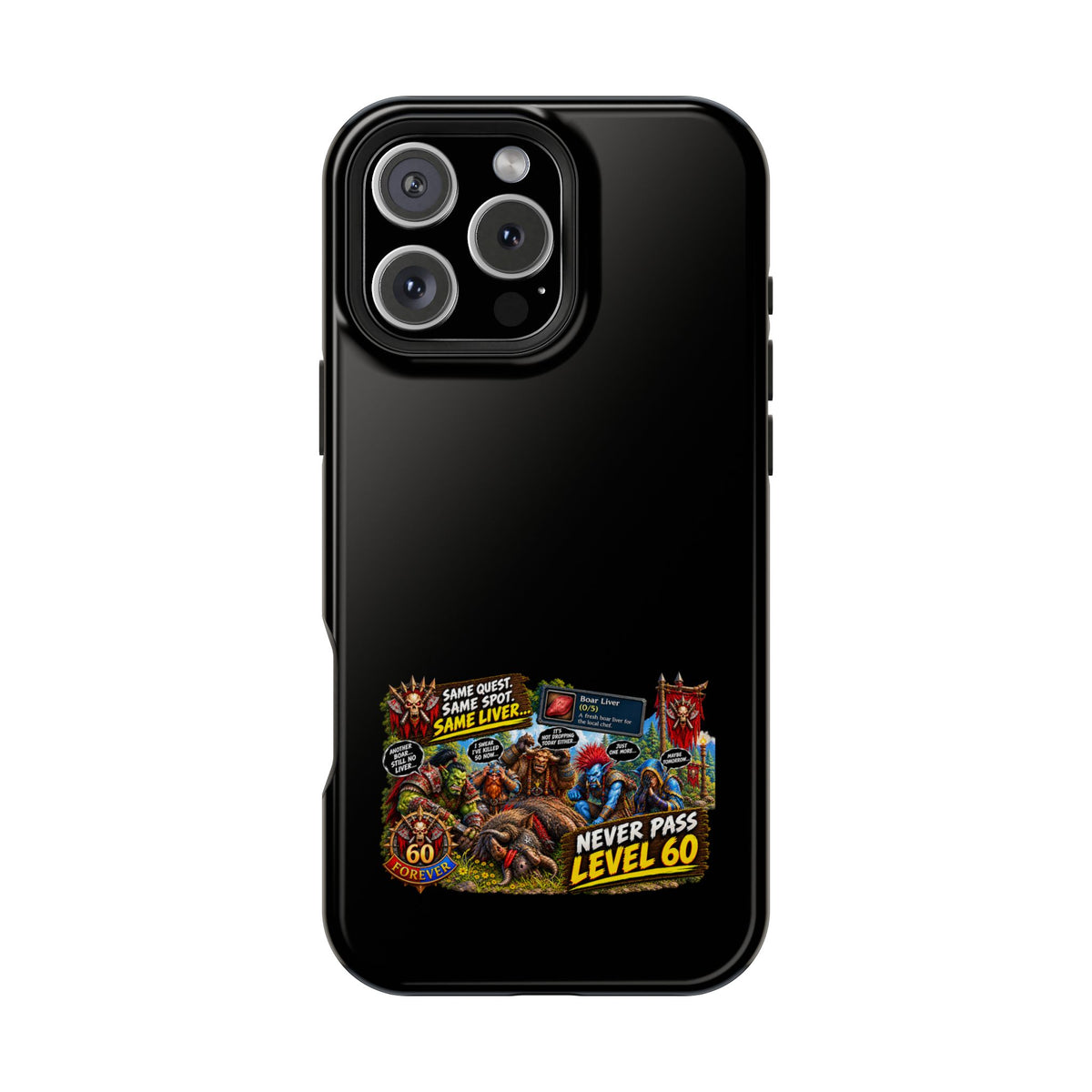 Phone Case — 'Same Quest, Same Spot' Heavy-Duty Impact-Resistant Phone Case
