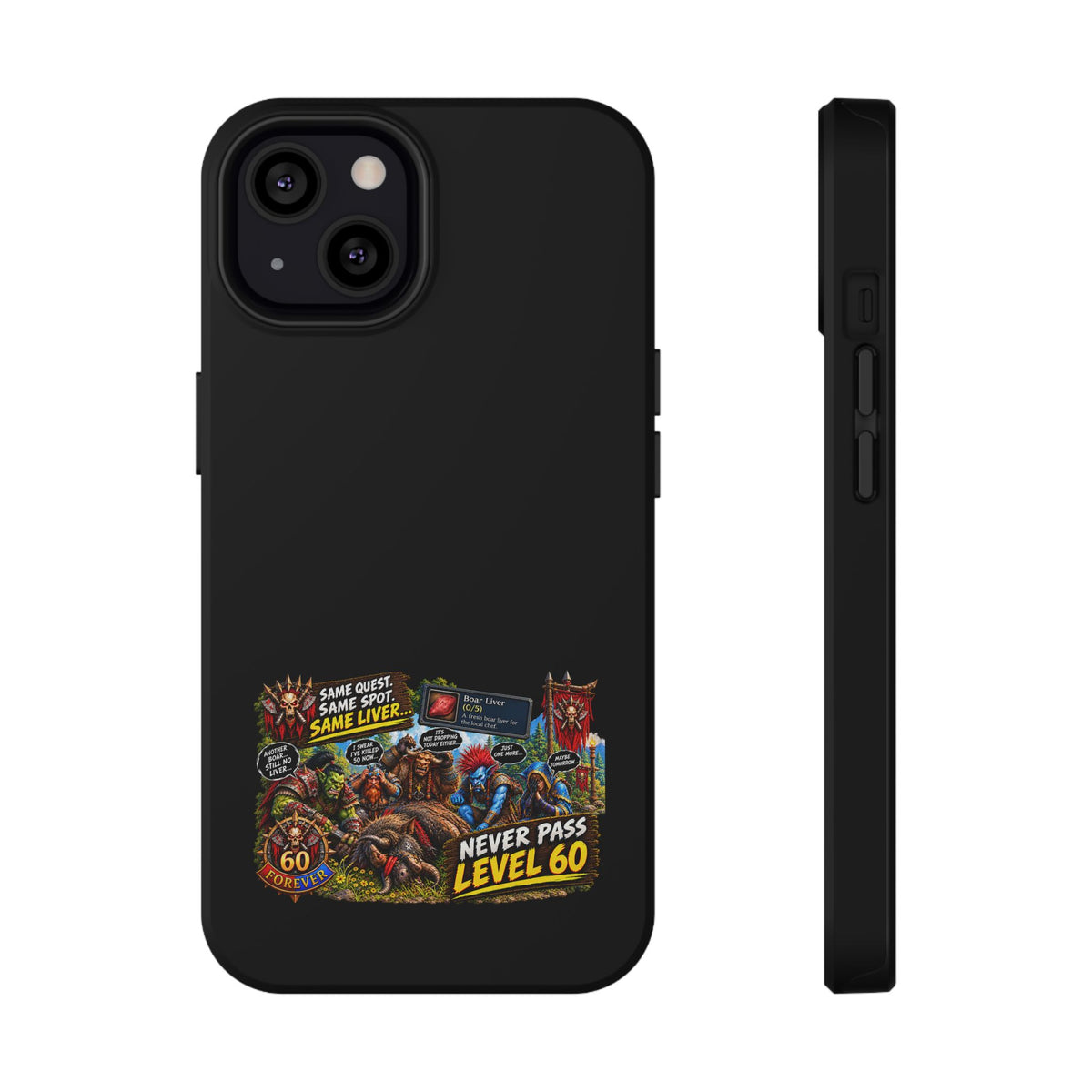 Phone Case — 'Same Quest, Same Spot' Heavy-Duty Impact-Resistant Phone Case