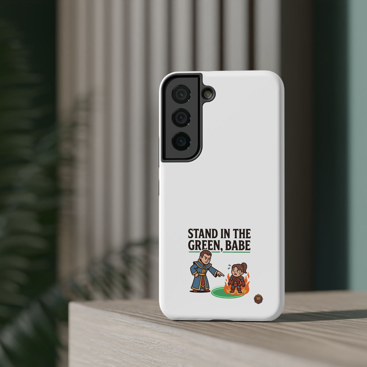 Phone Case — 'Stand in the Green, Babe' Heavy-Duty Impact-Resistant Phone Case