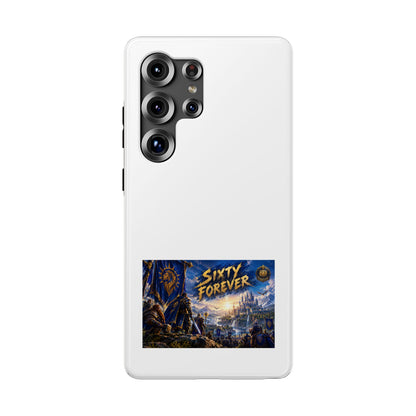 Sixty Forever – Blue Banner – Phone Case