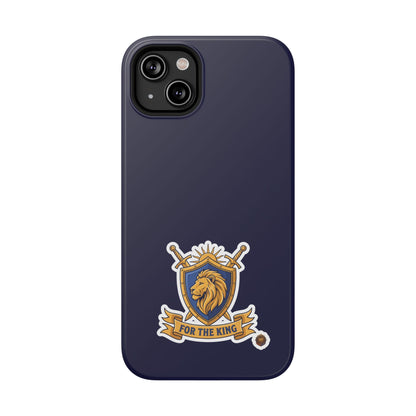 Phone Case — 'For The King Crest' Heavy-Duty Impact-Resistant Phone Case
