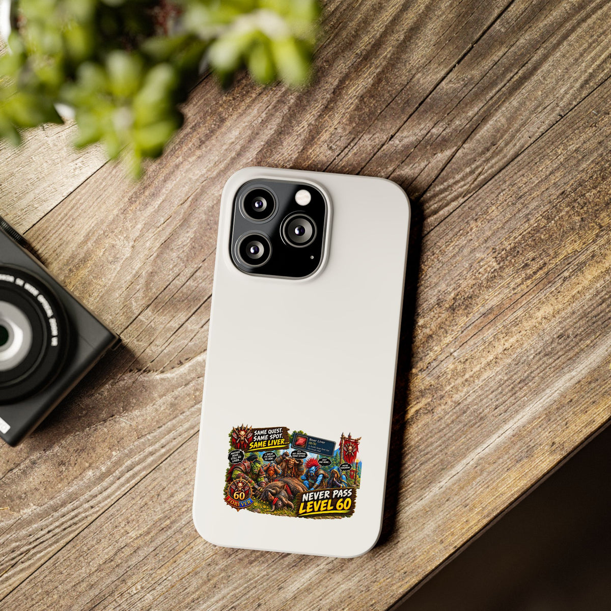 Level 60 Gamer Collage Slim Phone Case