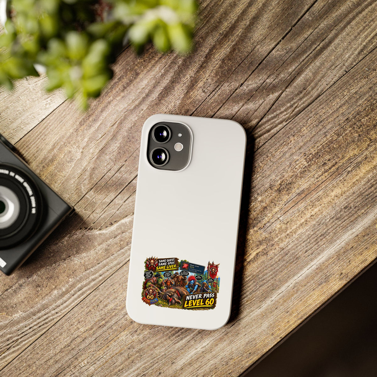 Level 60 Gamer Collage Slim Phone Case