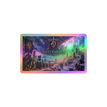 Sixty Forever – Lion Shield – Sticker