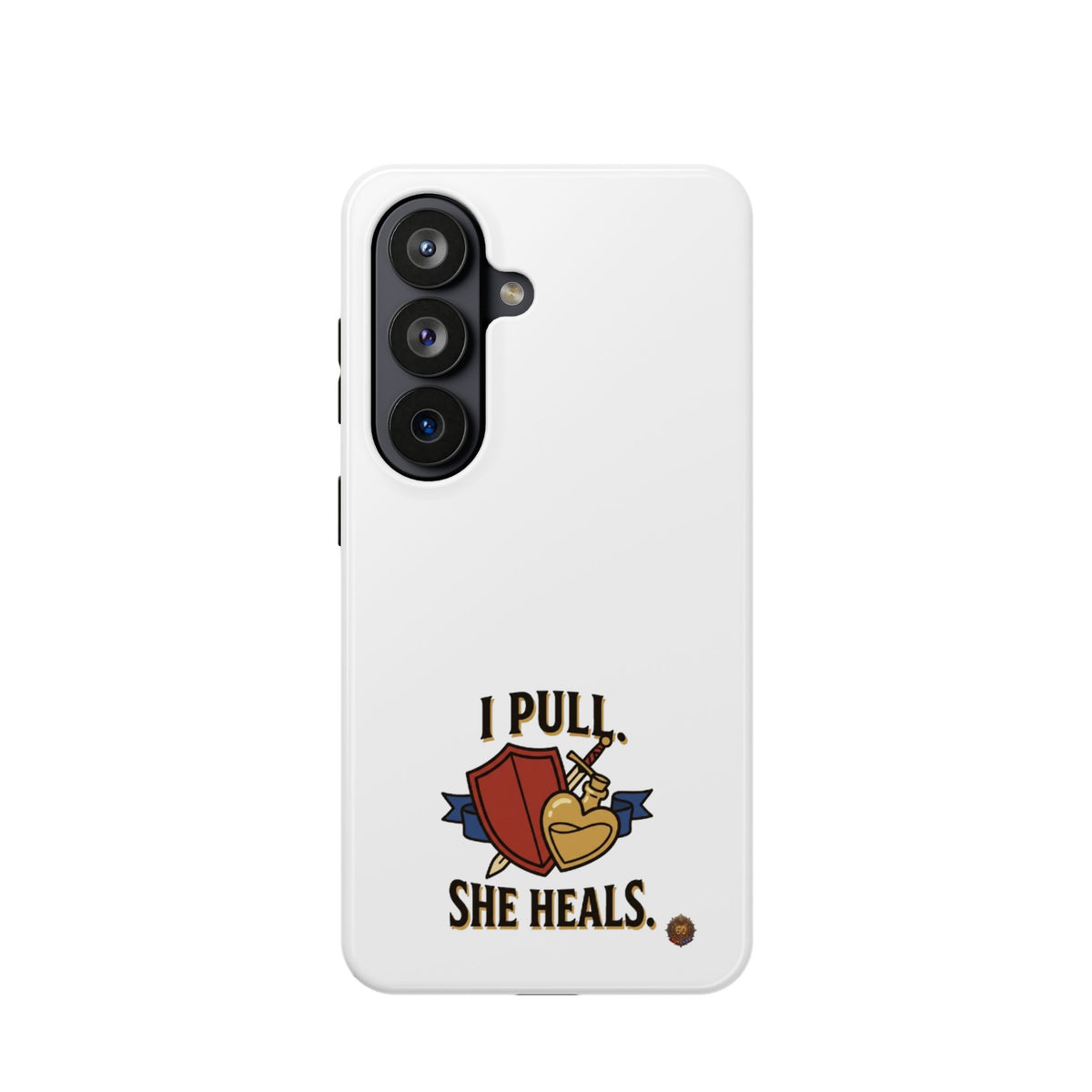 Phone Case — 'I Pull. She Heals.' Heavy-Duty Impact-Resistant Phone Case