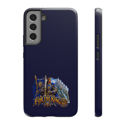 Phone Case — 'For The King' Banner Heavy-Duty Impact-Resistant Phone Case