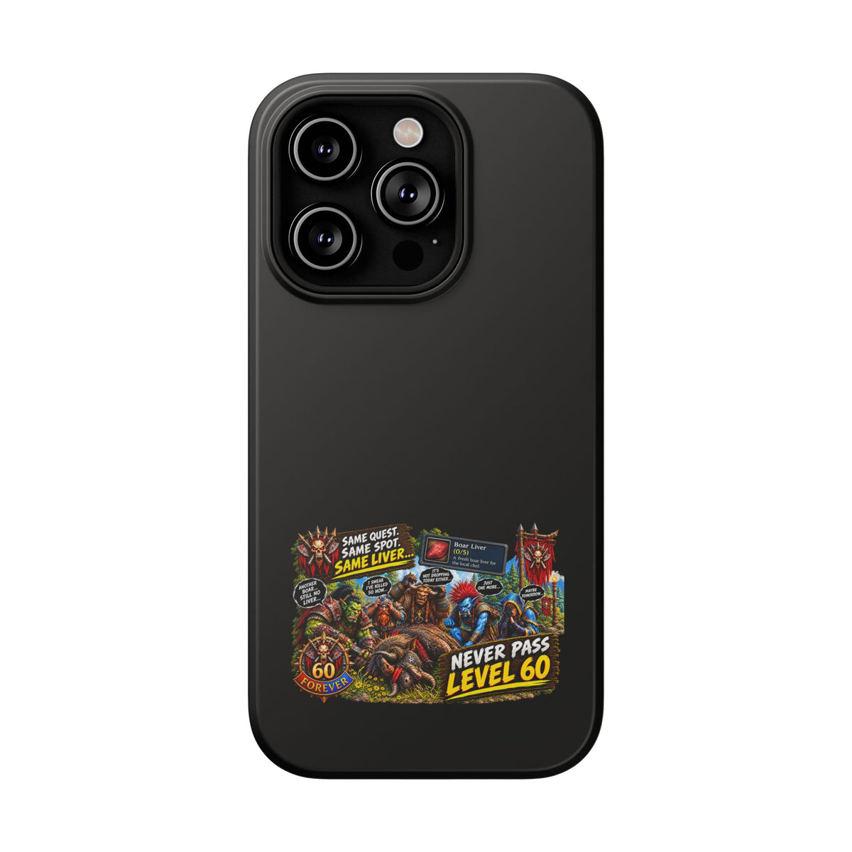 Phone Case — 'Same Quest, Same Spot' Heavy-Duty Impact-Resistant Phone Case