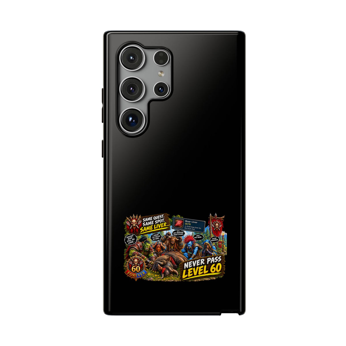 Phone Case — 'Same Quest, Same Spot' Heavy-Duty Impact-Resistant Phone Case