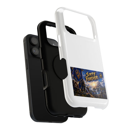 Sixty Forever – Blue Banner – Phone Case