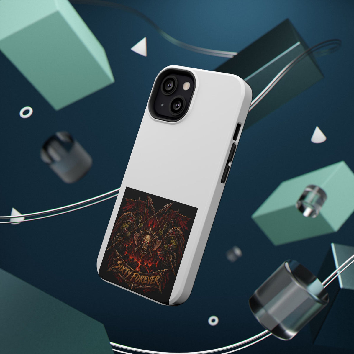 Sixty Forever – Skull & Axes – Phone Case