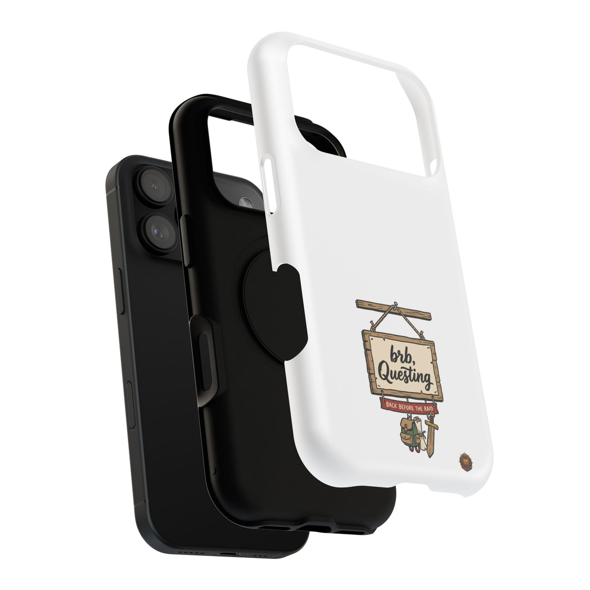 brb, Questing – Phone Case