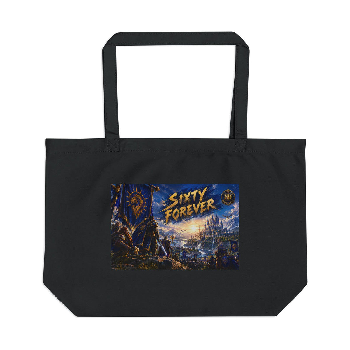 Sixty Forever – Blue Banner – Tote Bag