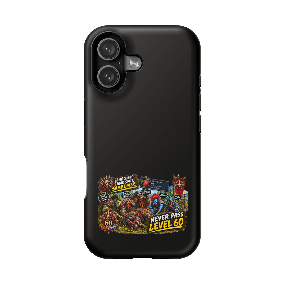 Phone Case — 'Same Quest, Same Spot' Heavy-Duty Impact-Resistant Phone Case