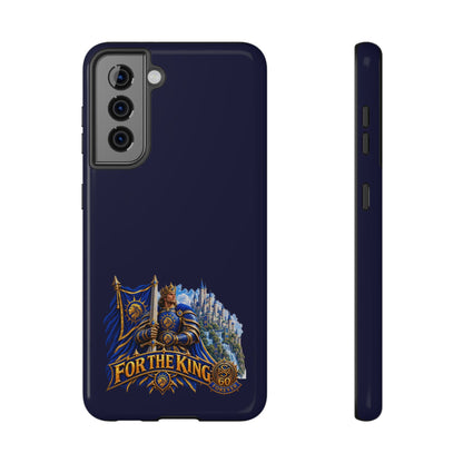 Phone Case — 'For The King' Banner Heavy-Duty Impact-Resistant Phone Case