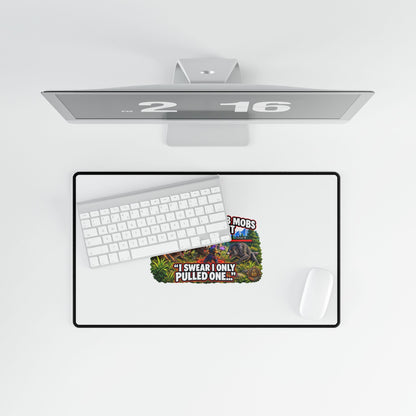 Gaming Desk Mat — “When You Pull 3 Mobs By Accident” Funny MMO Mousepad