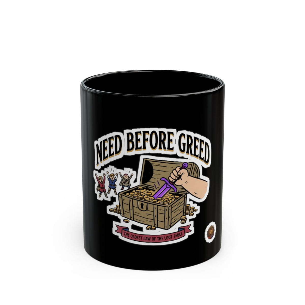 Need Before Greed – Black Mug (11oz & 15oz)