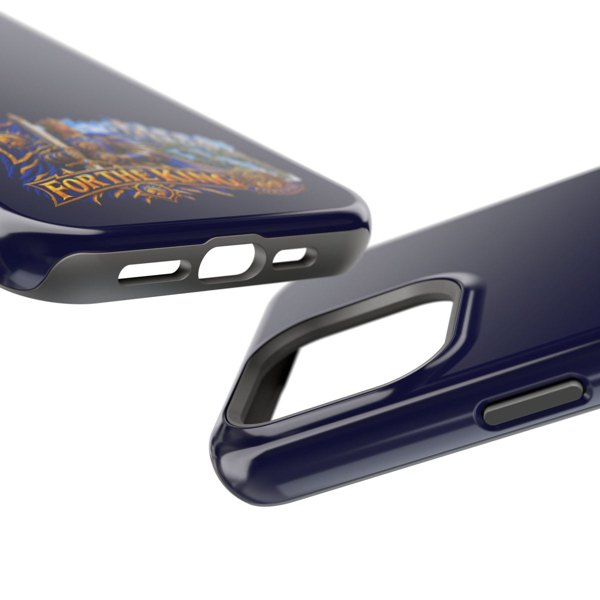 Phone Case — 'For The King' Banner Heavy-Duty Impact-Resistant Phone Case