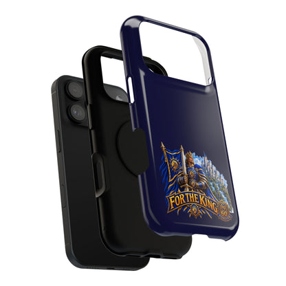 Phone Case — 'For The King' Banner Heavy-Duty Impact-Resistant Phone Case