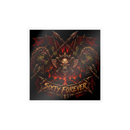 Sixty Forever – Skull & Axes – Poster Decal