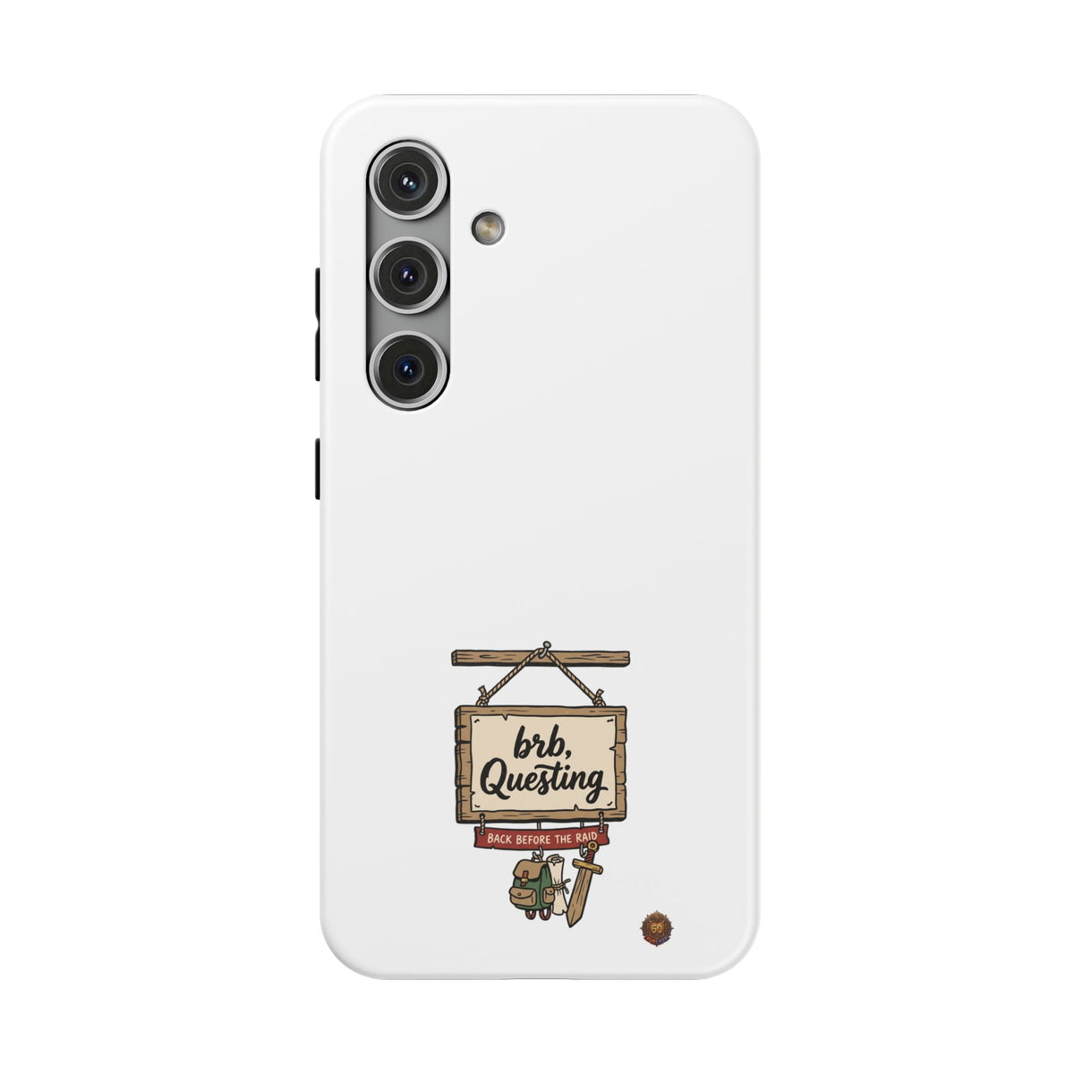brb, Questing – Phone Case
