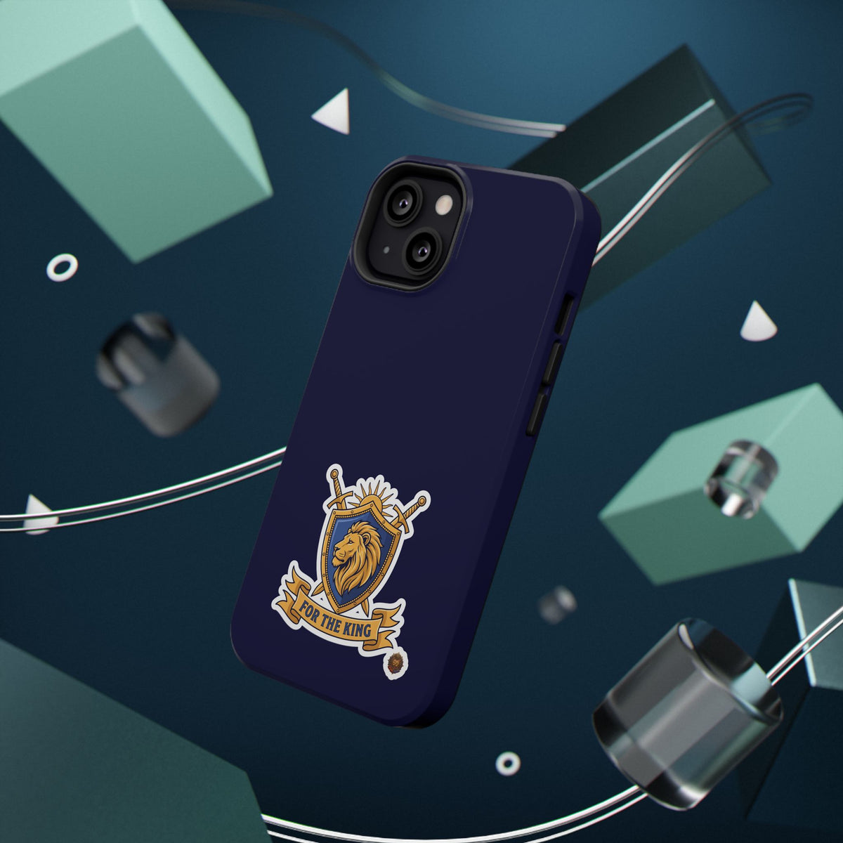 Phone Case — 'For The King Crest' Heavy-Duty Impact-Resistant Phone Case