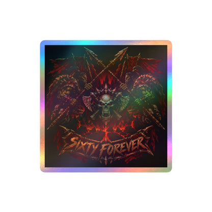 Sixty Forever – Skull & Axes – Poster Decal