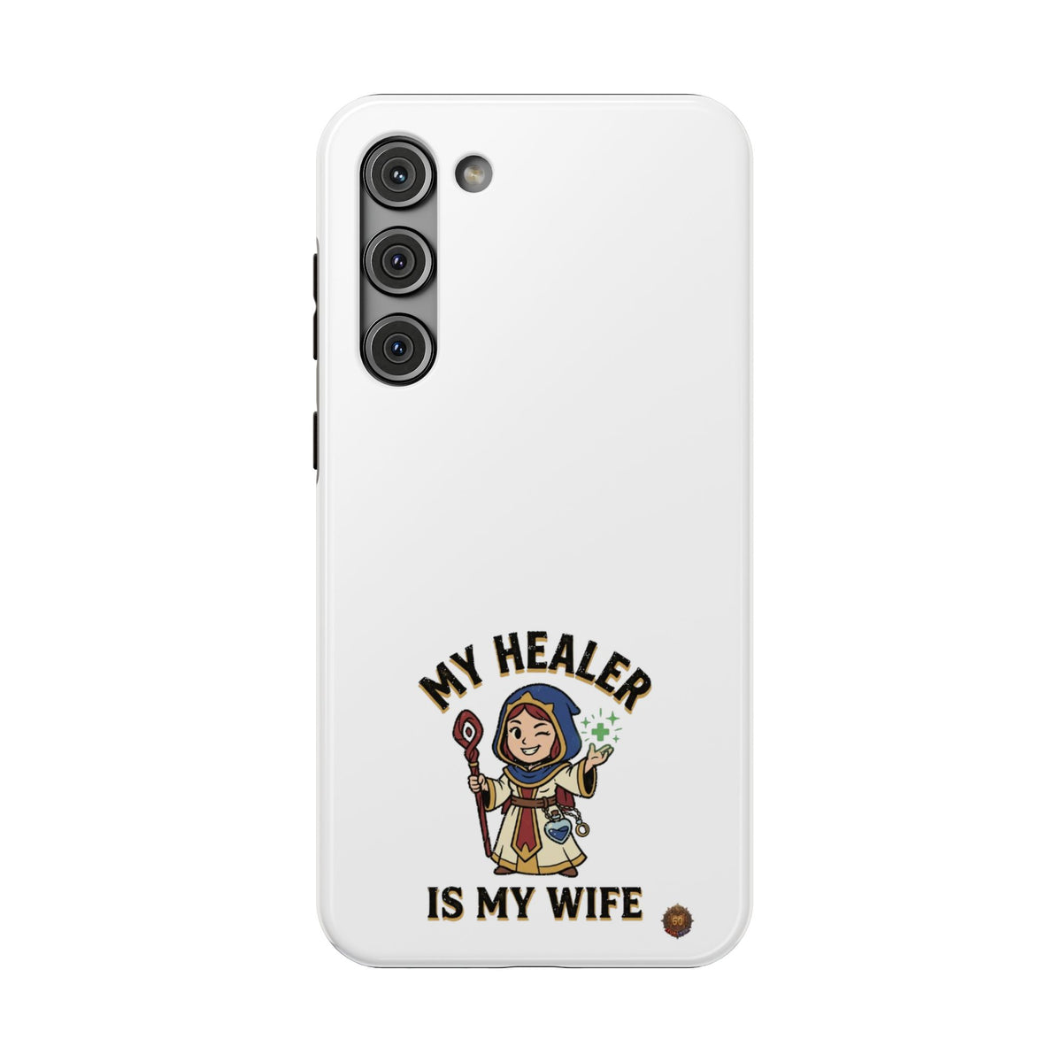 Phone Case — 'My Healer Is My Wife' Heavy-Duty Impact-Resistant Phone Case