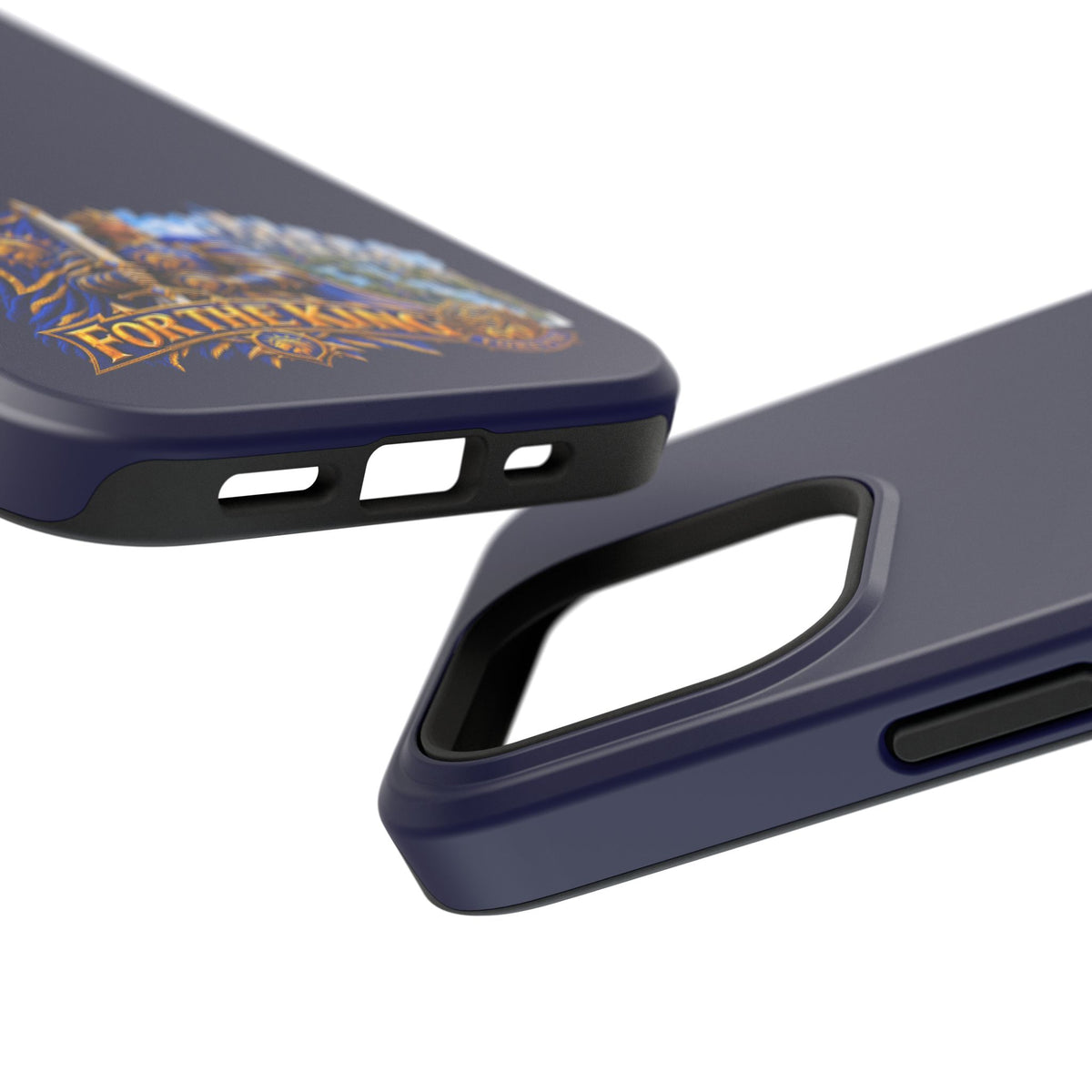Phone Case — 'For The King' Banner Heavy-Duty Impact-Resistant Phone Case