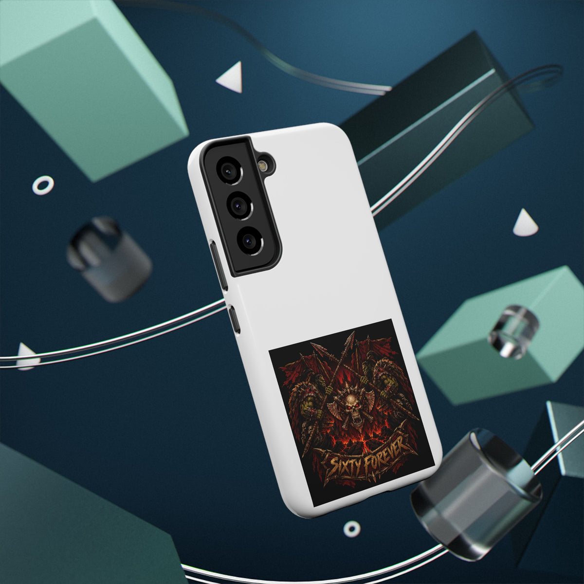 Sixty Forever – Skull & Axes – Phone Case