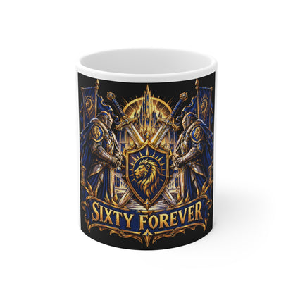 Sixty Forever Lion Knights – White Mug (11oz)