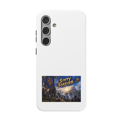 Sixty Forever – Blue Banner – Phone Case