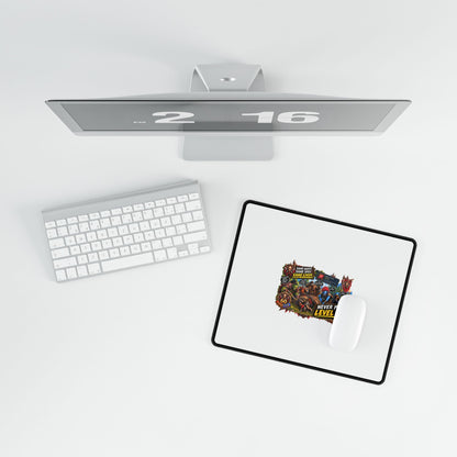 Red 'Til Dead Gamer Desk Mat — Large RPG Battle Mousepad